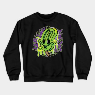 Derpy Lime Popsicle Crewneck Sweatshirt